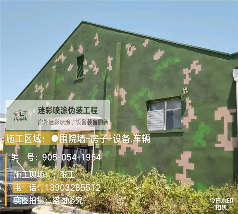 巴彦淖尔外墙数码迷彩漆施工报价清单（100㎡标准墙面测算）